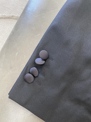 NWT Duchamp London 1-Button Slim Fit Peak Lapel Black Tuxedo 42R 36 $695 - Bild 3 von 9