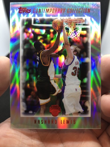 2004-05 Topps Rashard Lewis Contemporary Collection Refractor Serial #215/225 - Bild 12 von 12