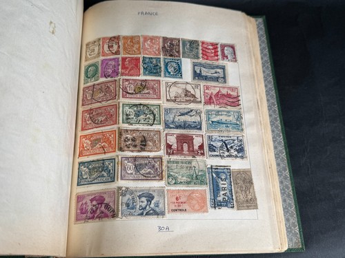 ALTES BRIEFMARKENALBUM SAMMLUNG VIELE SEITEN BRIEFMARKEN DEUTSCHLAND CHILE AFRIKA - Bild 2 von 15