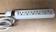 6-Outet Relocatable Power Tap BB-06 Power Strip Surge Protector