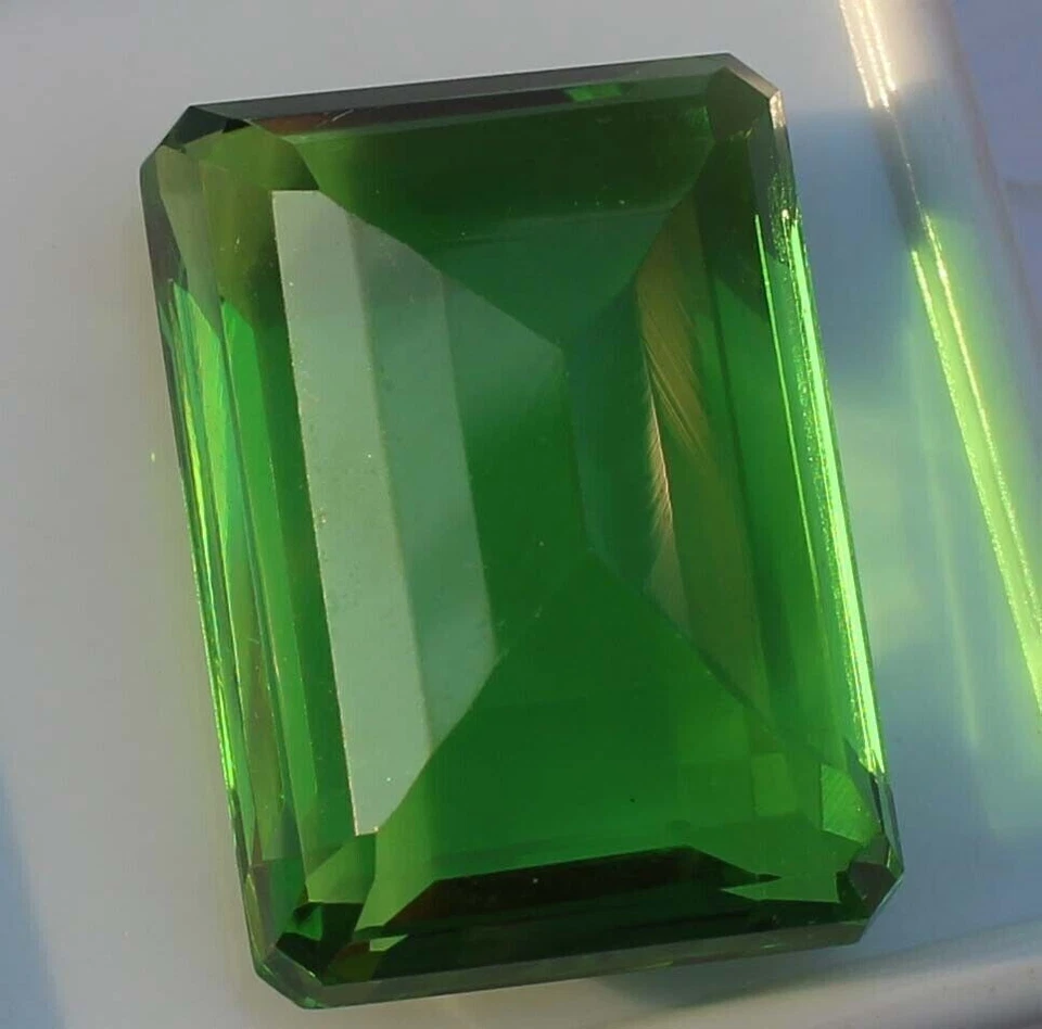 70.95 Ct. Large Green Amethyst Emerald Cut AAA+ Loose Gemstone @New Year Sale - Image 3 of 4