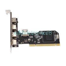 High Speed 480Mbps 5 Port USB 2.0 PCI Hub Card Controller Adaptor Module CA