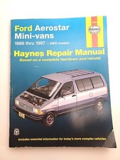 Repair Manual Haynes 36004 Fits 1986 Ford Aerostar