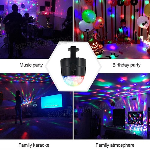 Party Magic Ball Light LED Party Disco RGB Rotating Club DJ Stage Lights +Remote - Picture 6 of 10