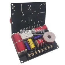 2pcs 200W 3 Way Speaker Frequency Divider Loudspeaker Crossover Filter Circuit