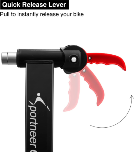 Bike Trainer - Magnetic Stationary Bike Stand for 26-28" & 700C Wheels - Adjusta - Picture 6 of 7