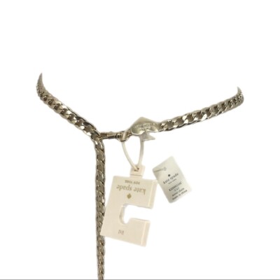 Kate Spade Gold Pave Crystal Bow Chain Belt | New With Tags Kate Spade Gold Plated Bow Crystal Hinged Bangle Bracelet main image 3