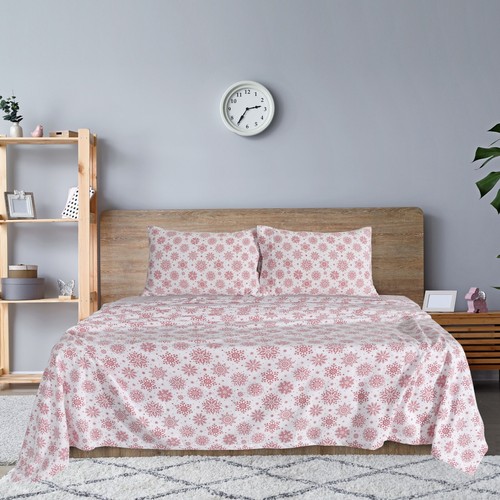 Flannel Sheet Set 100% Brushed Cotton Sheets Fitted Flat Pillow Case Deep Pocket - Picture 168 of 259