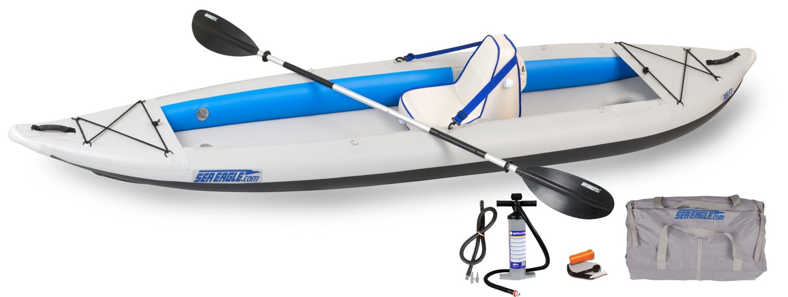 Sea Eagle 385ft FastTrack Kayak Deluxe Solo Package