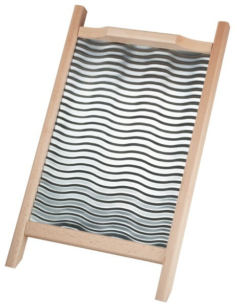 Kisangel Waschbrett Mit Becken Aus Kunststoff – Grau, 35,5x35,5x13 Cm, Praktisch Für Handwäsche Von Babykleidung