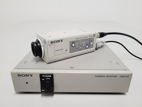 Sony 3CCD Farbvideokamera DXC-390P und Adapter CMA-D2CE - Bild 2 von 15