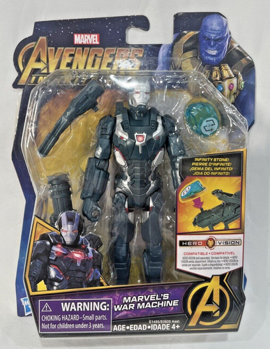 Avengers Infinity War Marvel's War Machine 6" Figure & Infinity Stone Brand New