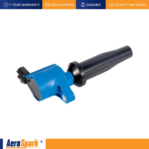4 Ignition Coil Blue & 4 Autolite Spark Plug for Ford Focus 2005-2011 2.0L FD505 - Picture 5 of 11