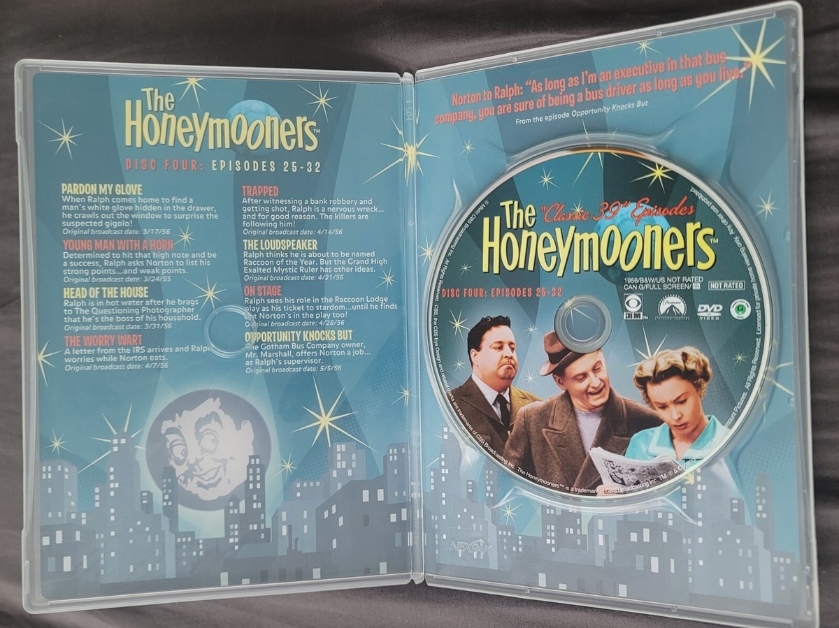 The Honeymooners TV Show Complete Classic 39 Episodes Jackie