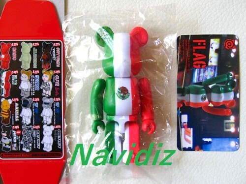 Medicom Bearbrick Series 21 Flag S21 Mexico 100% be@rbrick Medicom Bearbrick Series 21 Flag S21 Mexico 100% be@rbrick