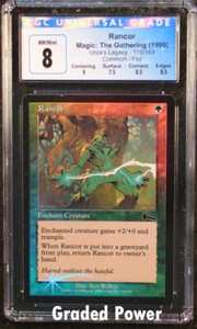 Urza's Legacy Rancor CGC 8 FOIL (6126) 110/143 Magic MTG