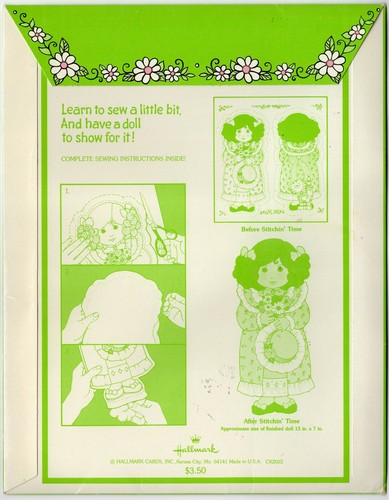 Vintage Hallmark Stitchin Time Doll Sweet Susannah Children's Sewing Craft - Picture 2 of 2