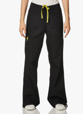 WonderWink Scrubs Pants Women's Origins Romeo Pants Black Size 3XL