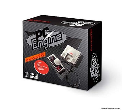 KONAMI PC Engine mini Game Console Video game black white Japan ver. 