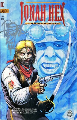 JONAH HEX #4 TWO GUN MOJO SIGNED BY ARTIST TIMOTHY TRUMAN