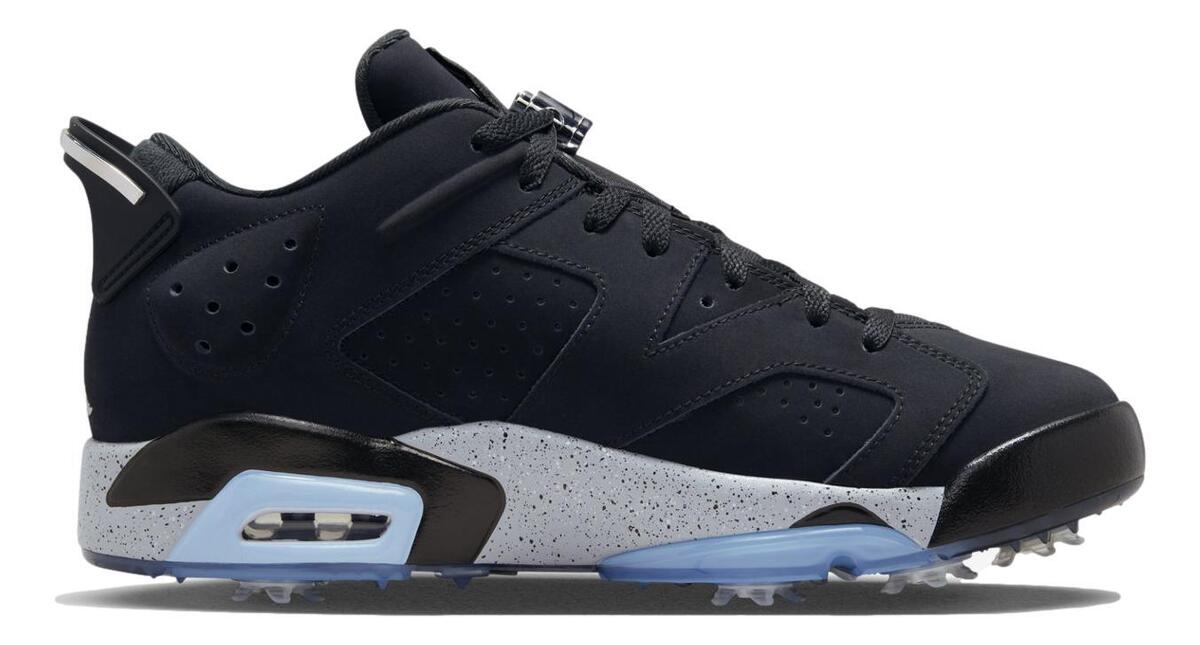 Nike Air Jordan Retro 6 Low Golf NRG 'Chrome' Golf Cleats Nike Air Jordan Retro 6 Low Golf NRG 'Chrome' Golf Cleats