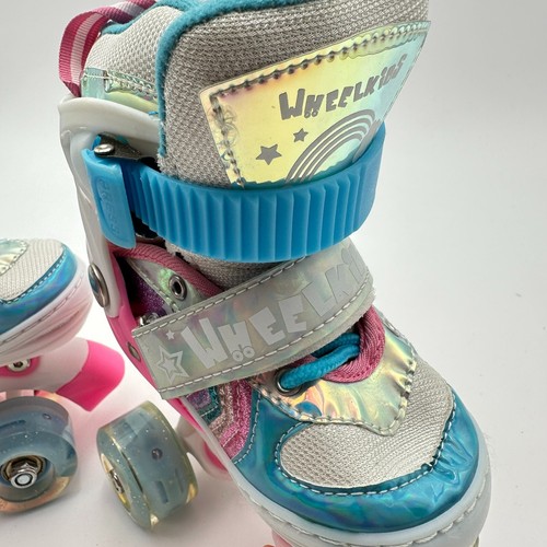 Wheelkids Adjustable Roller Skates Kids All Light up Wheels Size S - Picture 9 of 12