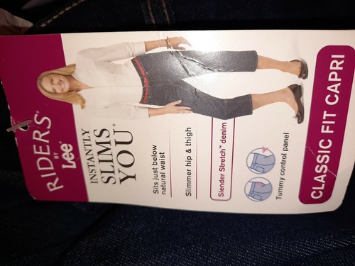 Riders By Lee Womans Size 8 Medium classic fit capri Montego - Picture 9 of 12