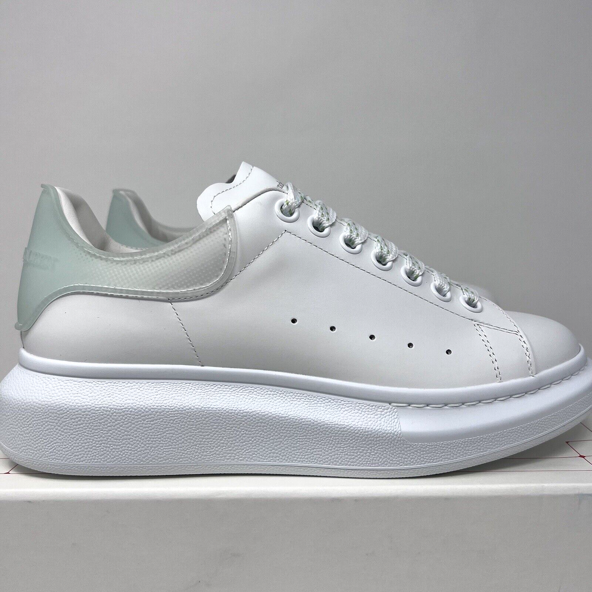 Size 7.5 - Alexander McQueen Oversized Sneaker White Mint