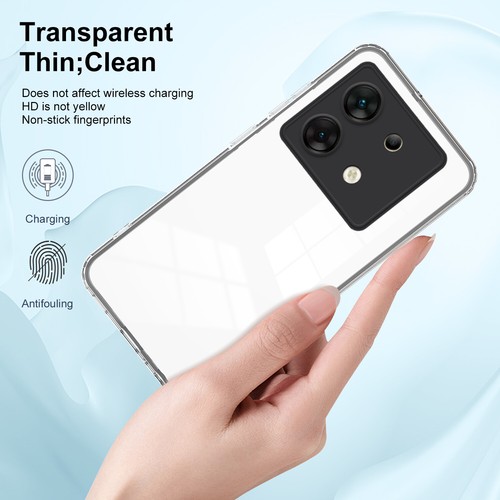 For Infinix Zero 30 5G, Shockproof Hybrid Bumper Clear Crystal Soft Cover Case - Bild 19 von 25