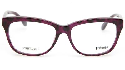 Just Cavalli JC0459 099 Purple Havana Plastic Optical Eyeglasses Frame 53-15-140