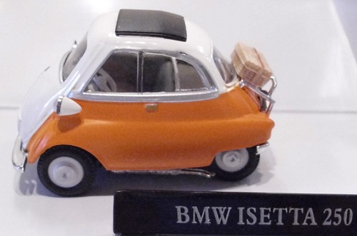 CARARAMA 4-12370 BMW Isetta 250 Bubble Car Orange 1/43 Scale New Boxed T48 Post - Picture 4 of 5