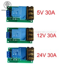 DC 5V/12V/24V 30A Relay Module Optocoupler Isolation High  Low Level Trigger