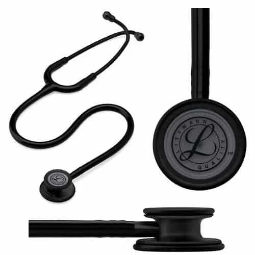 3M Littmann Classic III Stethoscope All Black 5803 Black Tube