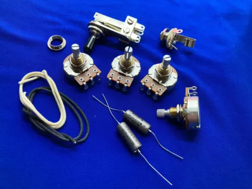 The 59 Guitar Upgrade Wiring Kit PIO Tone Caps Switch Fits SG Gibson Epiphone
