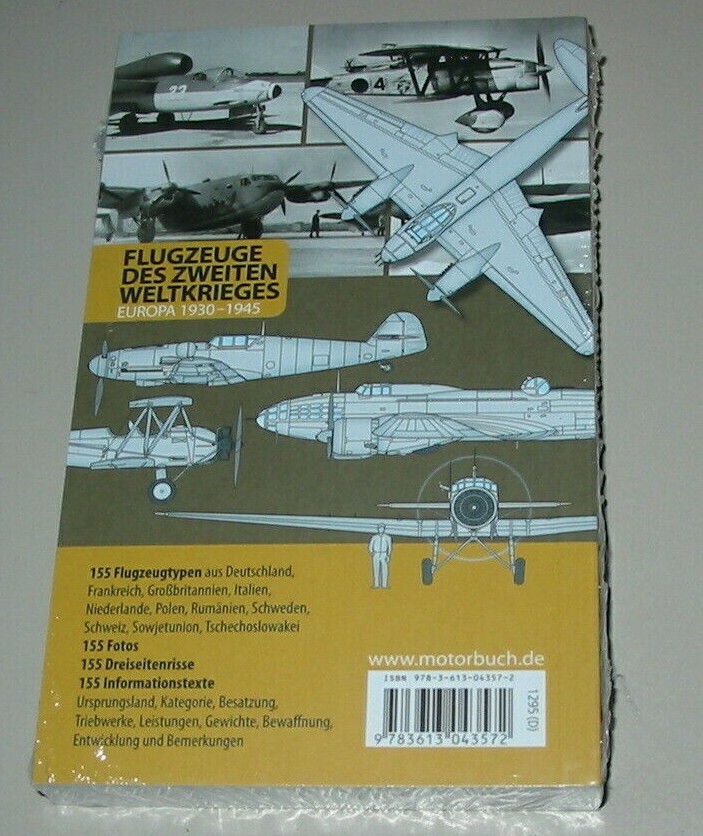 Thumbnail - Joachim Schreiber Flugzeuge Des Zweiten Weltkrieges Europa 1930 - 1945
