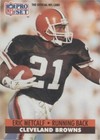 1991 Pro Set Eric Metcalf #123