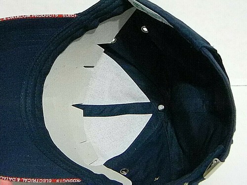 Rexel Electrical and Datacom Vintage Baseball Hat Cap Adjustable Dark Blue New - Picture 6 of 6