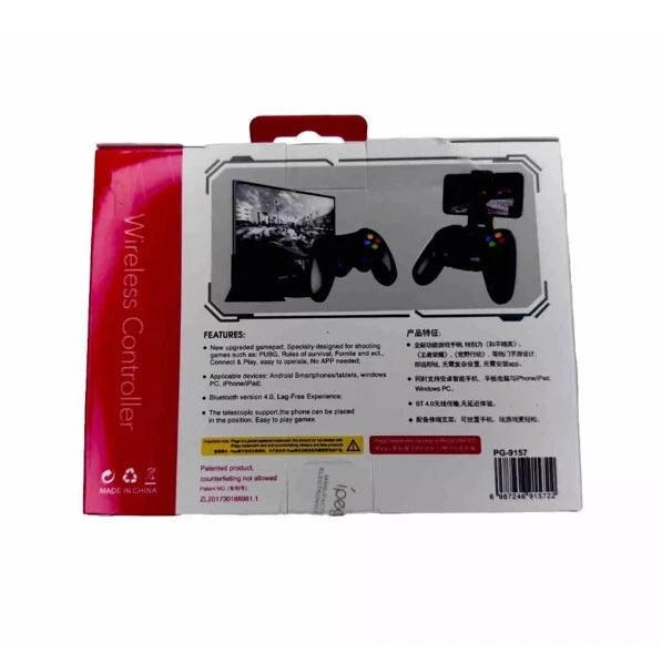 IPEGA Bluetooth Controller PG-9157 Black - For Phone, Gaming System Or Smart TV - Image 3 of 4