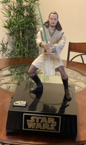 Star Wars Episode 1 Qui-Gon Jinn Interactive Talking Bank,Savings,figure, Collec