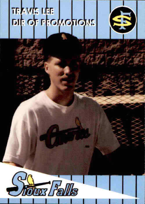 1993 Sioux Falls Canaries Team Issue 24 Travis Lee South Dakota