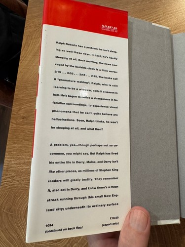 Insomnia Stephen King - 1st Edition / 1st Printing - Hardcover - Picture 11 of 12