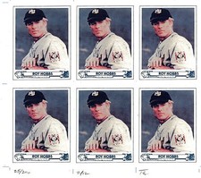 ROY HOBBS ~ Robert Redford New York Knights Baseball Rookie Card ~ Stats on Back