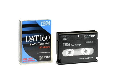 IBM DAT160 Data Cartridge Tape 80/160GB - 23R5635 / NEW Factory Sealed - Afbeelding 2 van 4