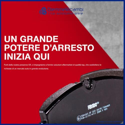 KIT PASTIGLIE FRENO FERODO ANTERIORI PER DACIA - FDB4180 - Imagen 3 de 4