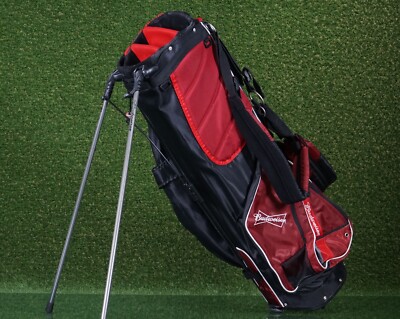 RARE OGIO VAPORLITE BUDWEISER LOGOED 8-WAY DIVIDER GOLF STAND BAG