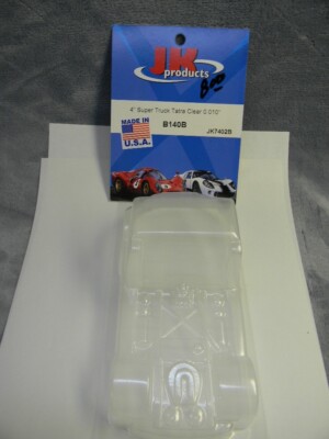 1/24 SCALE CLEAR 4'' SUPER TRUCK TATRA .010'' SLOT BODY JK PRODUCTS #JK7402B