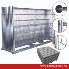 30x Mobilzaun Profi ST3 2.0 inkl. Betonfuß und Verbinder
