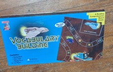 Vtg 2004 Learning Well Vocabulary Building Blue Edition Board Game Incomplete