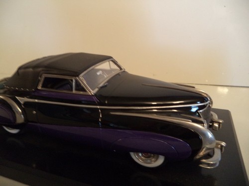 MOTOR CITY EE. UU. CADILLAC 1948 CONVERTIBLE CHICO POR SAOUTCHIK 154/450 EN BASE SIN CAJA - Imagen 5 de 6