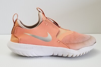 Nike Boys Flex Runner AT4662-608 Crimson Bliss/Platinum Running